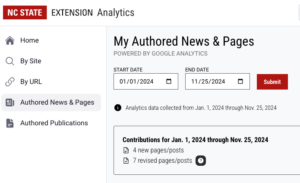 Cover photo for New From Extension IT: Authored Content Reports